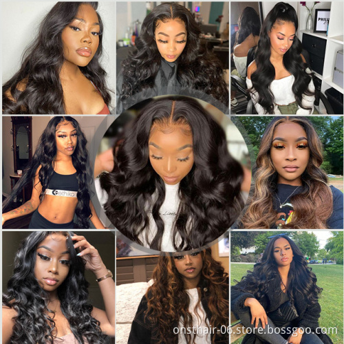 Onst Synthetic Long Ocean Wavy Dark Root Ombre Cosplay Freetress Water Wave Hair Wigs Colorful Artificial Hair For Women Wigs